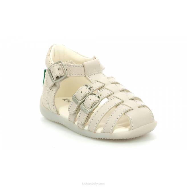 Kickers děti bigfor white perfo JP26491