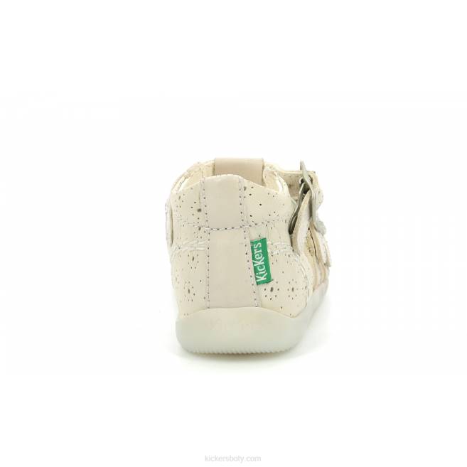 Kickers děti bigfor white perfo JP26491