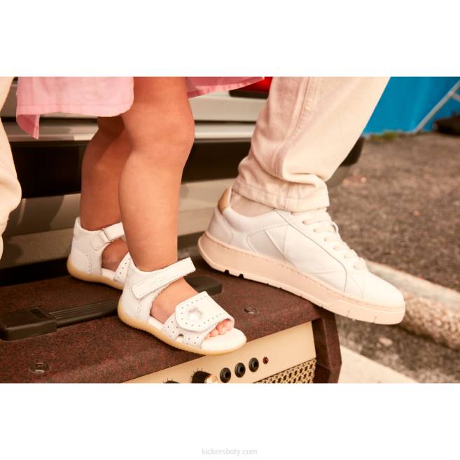 Kickers děti bigkratch bílý JP26508