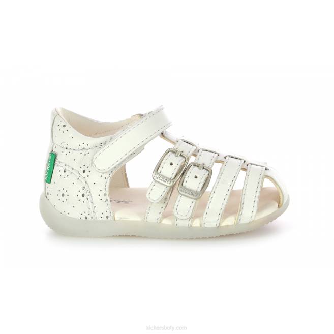 Kickers děti bigkro bílá perfo JP26534