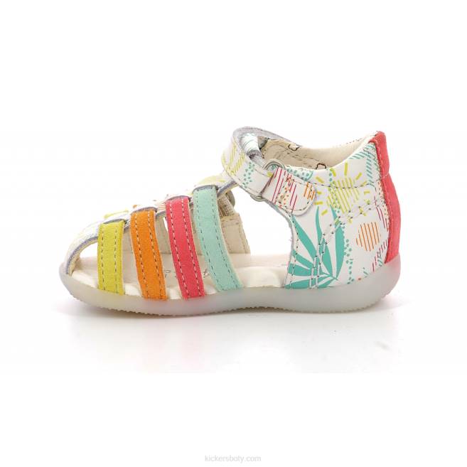 Kickers děti bigkro bílé slunce JP26705