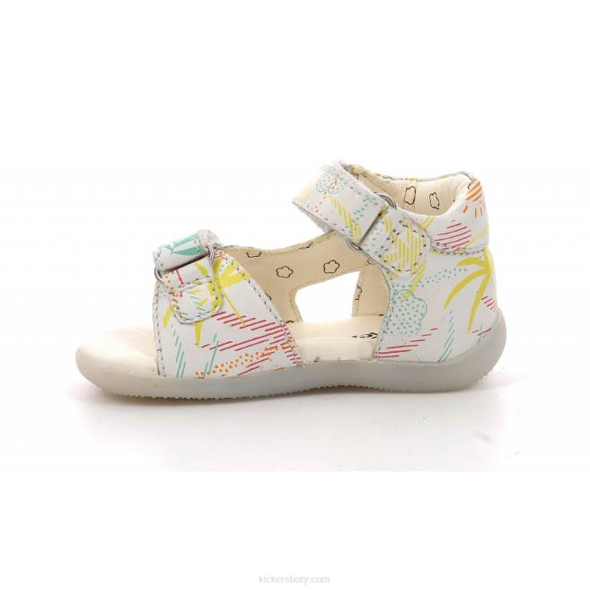 Kickers děti binsia-2 bílé slunce JP26524