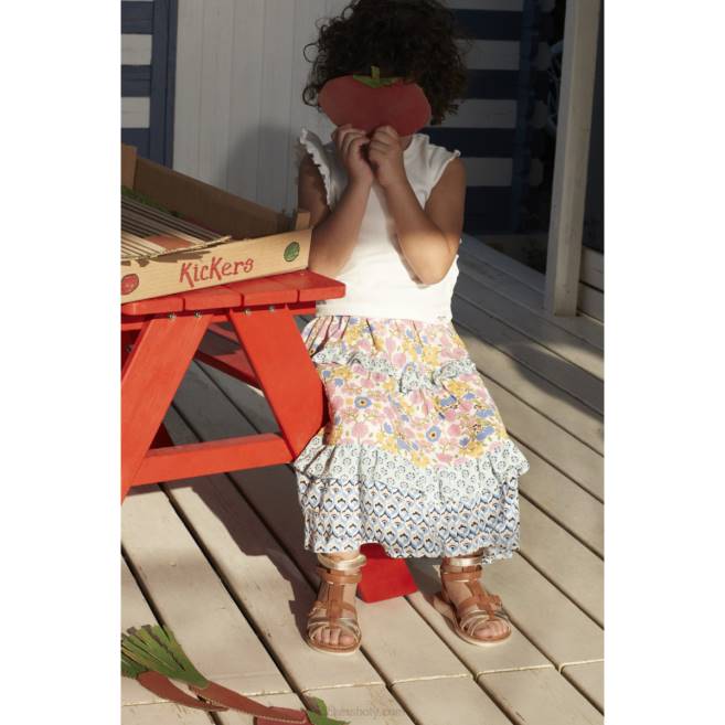 Kickers děti cosak hnědé zlato JP26477