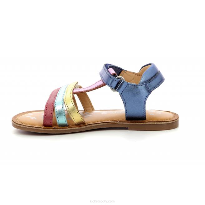 Kickers děti diamanto navy metal multico JP26527