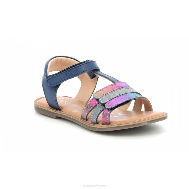 Kickers děti diamanto tmavě modrá metalizovaná JP26400