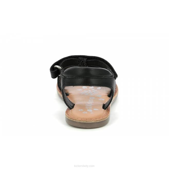 Kickers děti diamantově lesklé černé JP26499