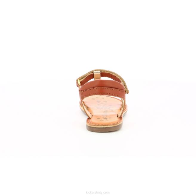 Kickers děti diamantový zlatý velbloudí leopard JP26498