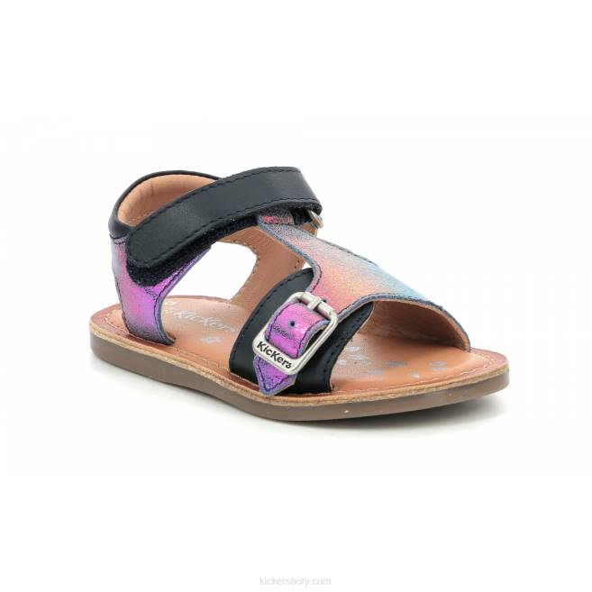 Kickers děti diazz tmavě modrá metalizovaná JP26577