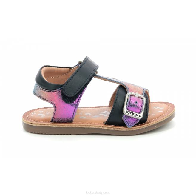 Kickers děti diazz tmavě modrá metalizovaná JP26577