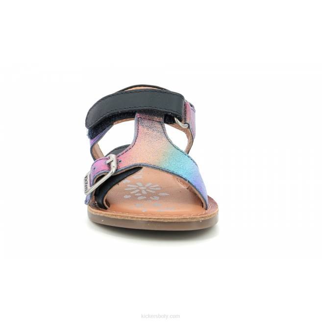 Kickers děti diazz tmavě modrá metalizovaná JP26577