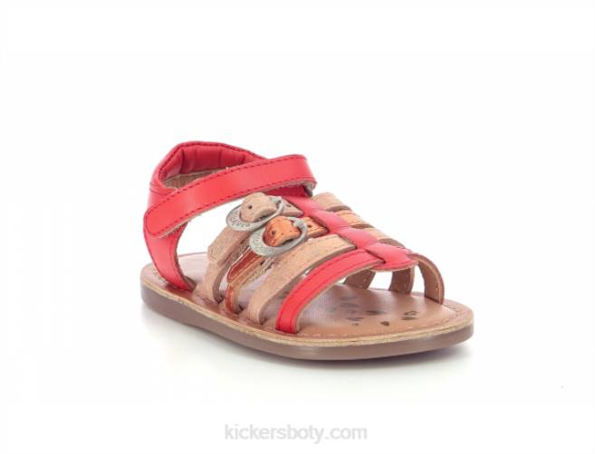 Kickers děti diveta oranžová metalizovaná JP26617