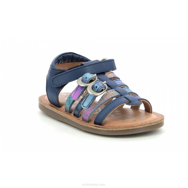 Kickers děti diveta tmavě modrá metalizovaná JP26430