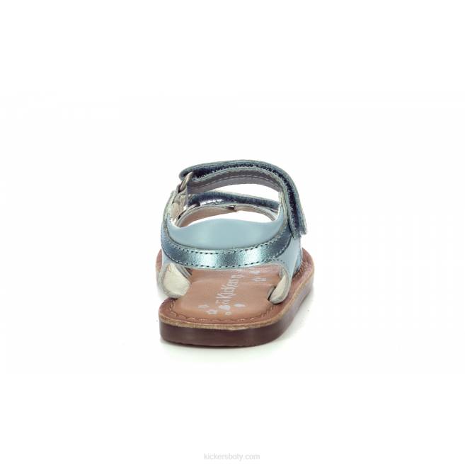 Kickers děti divizza světle modrá metalizovaná JP26578