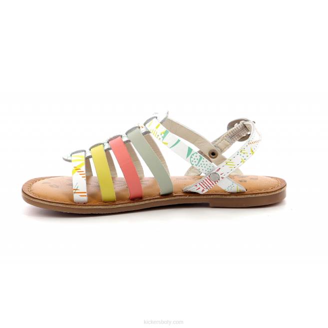 Kickers děti dixon bílé slunce JP26670