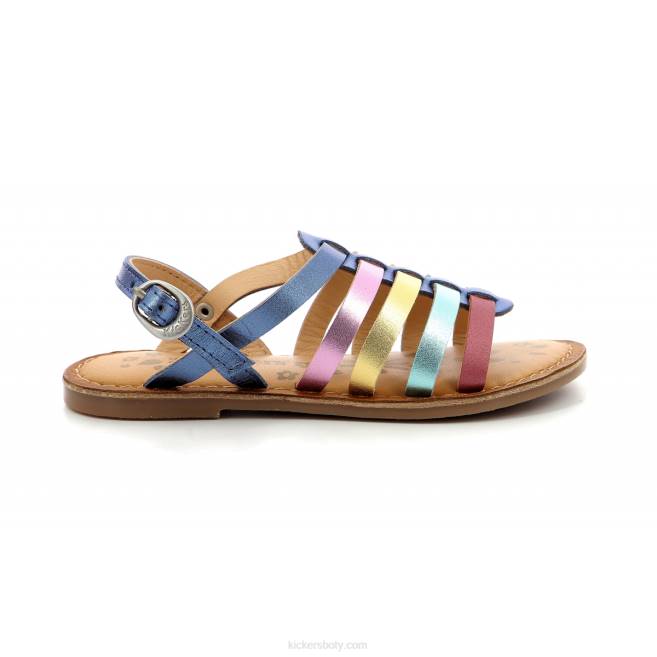 Kickers děti dixon navy metal multico JP26710