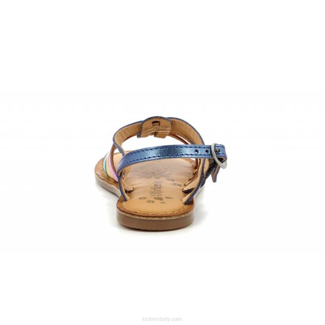 Kickers děti dixon navy metal multico JP26710