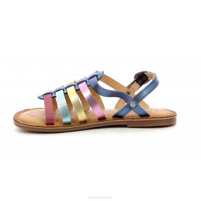 Kickers děti dixon navy metal multico JP26710