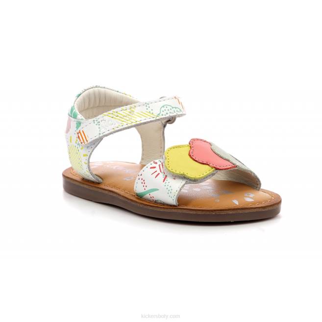 Kickers děti dyastar bílé slunce JP26665