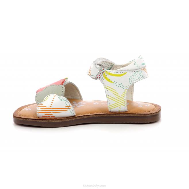 Kickers děti dyastar bílé slunce JP26665