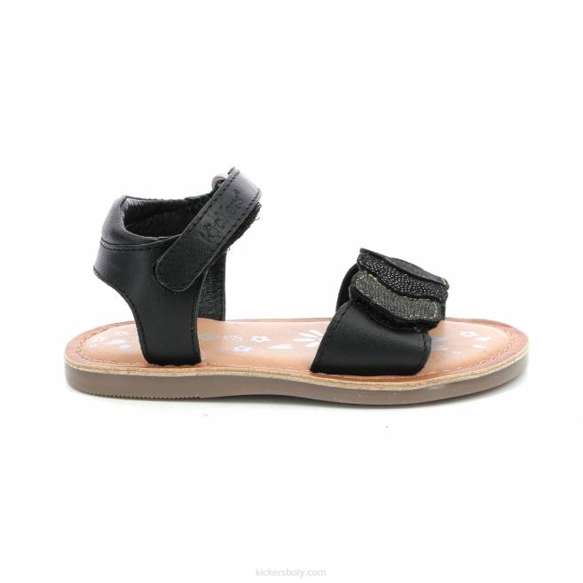 Kickers děti dyastar černé zlato JP26478