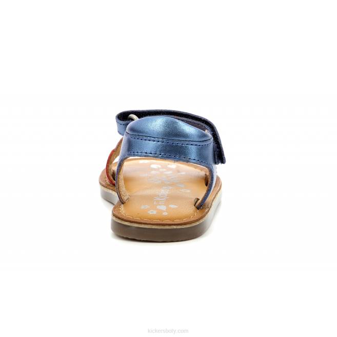 Kickers děti dyastar navy metal multico JP26625