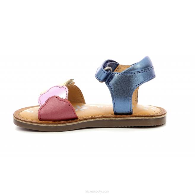 Kickers děti dyastar navy metal multico JP26625