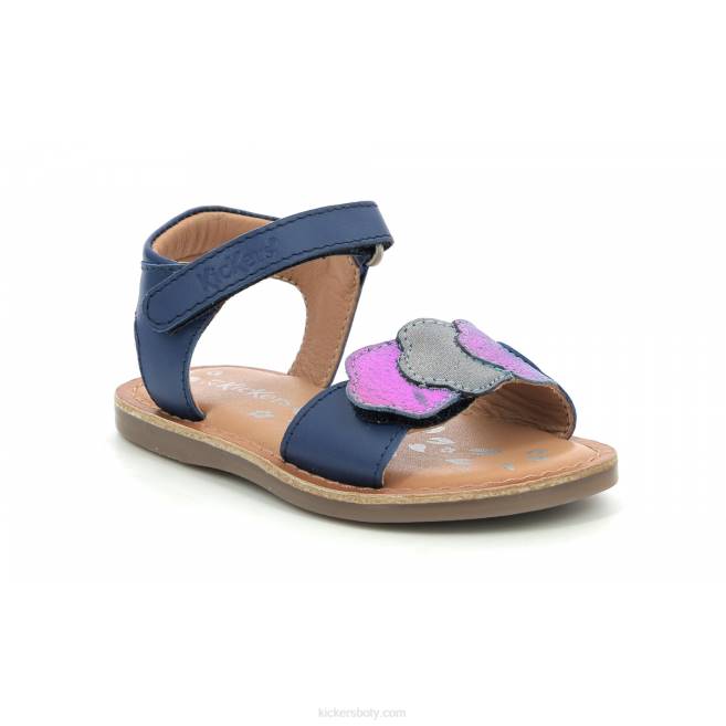 Kickers děti dyastar tmavě modrá metalizovaná JP26628