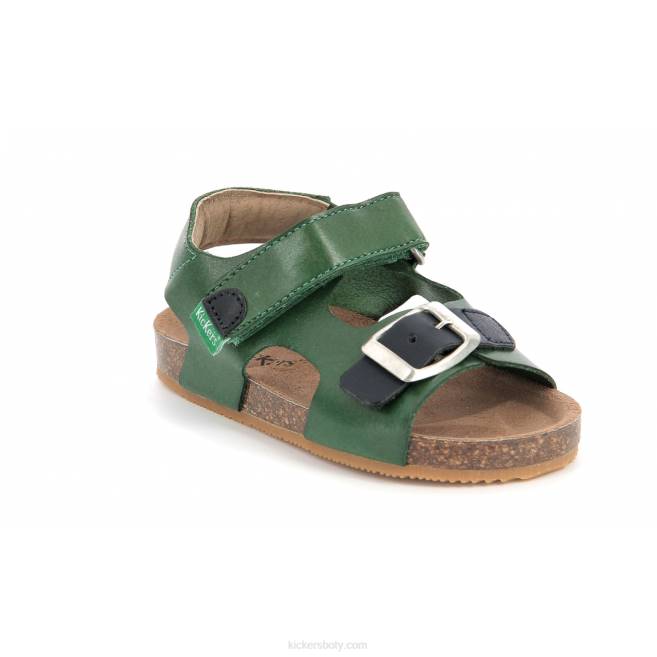 Kickers děti fuxio jiné zelené JP26598