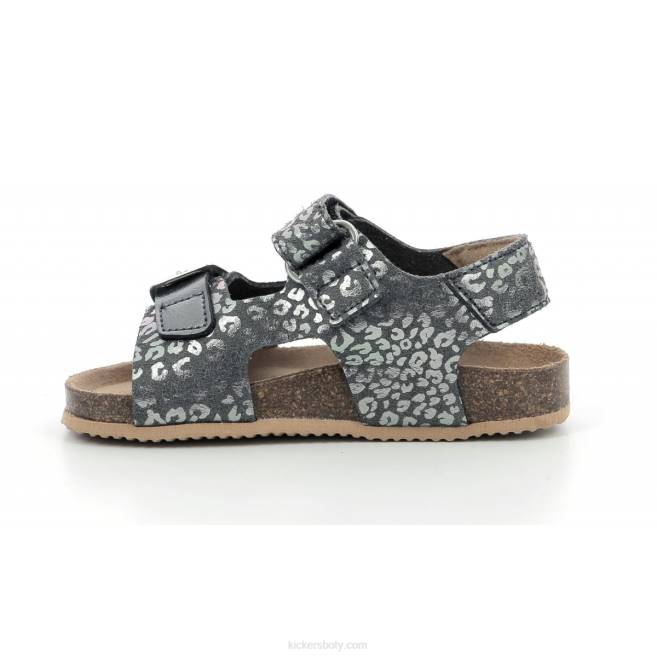 Kickers děti fuxio stříbro JP26570