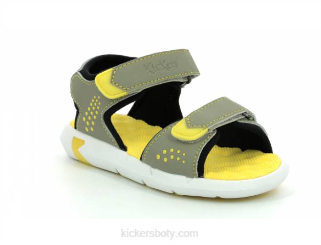 Kickers děti jumangap jiné khaki JP26548