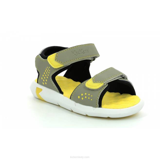 Kickers děti jumangap jiné khaki JP26548