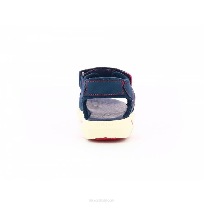 Kickers děti jumangap tmavě červená JP26377