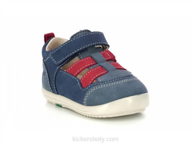 Kickers děti klony modrá červená JP26418