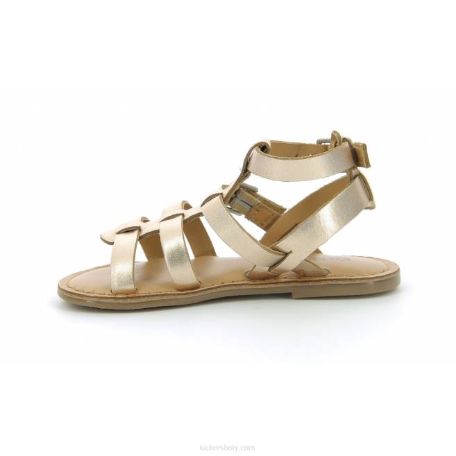 Kickers děti kop omámený zlato růžový JP26712