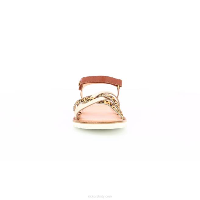 Kickers děti lepší nový zlatý leopard JP26674