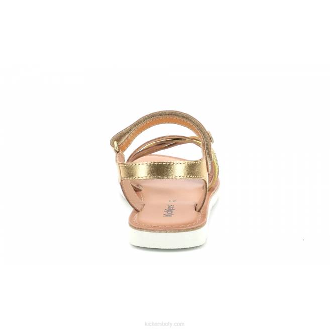 Kickers děti lepší nový zlatý plaz JP26488