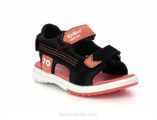 Kickers děti letadlo jiné černé JP26639