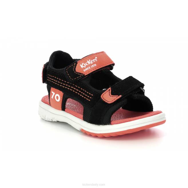 Kickers děti letadlo jiné černé JP26639