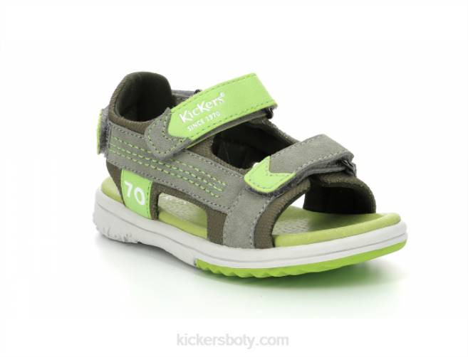 Kickers děti letadlo světlé khaki JP26641