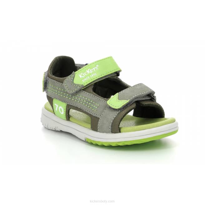 Kickers děti letadlo světlé khaki JP26641