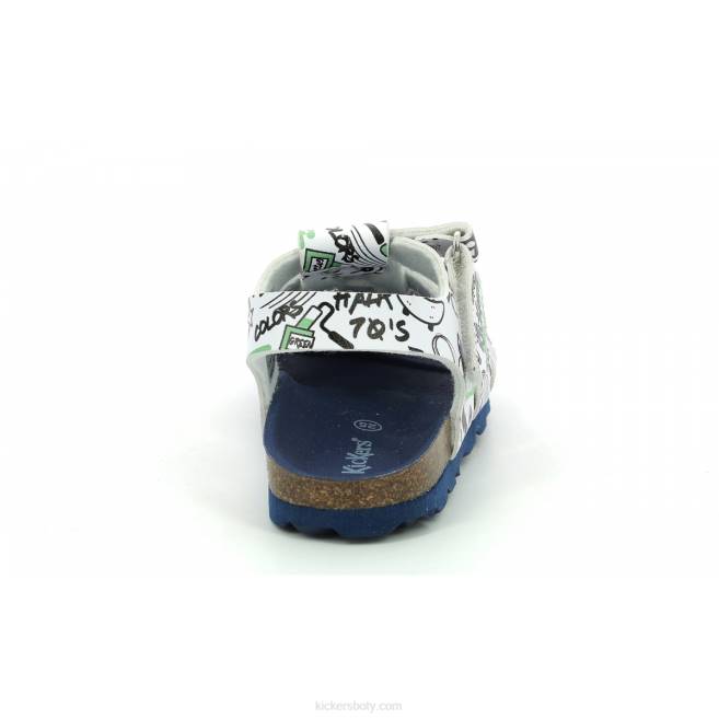 Kickers děti letní bílá ulice JP26396