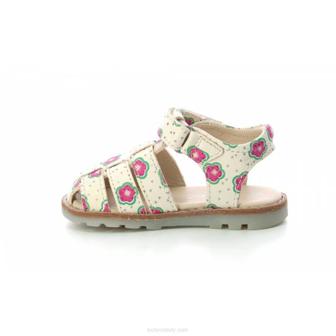 Kickers děti nonosti bělavý květ JP26545