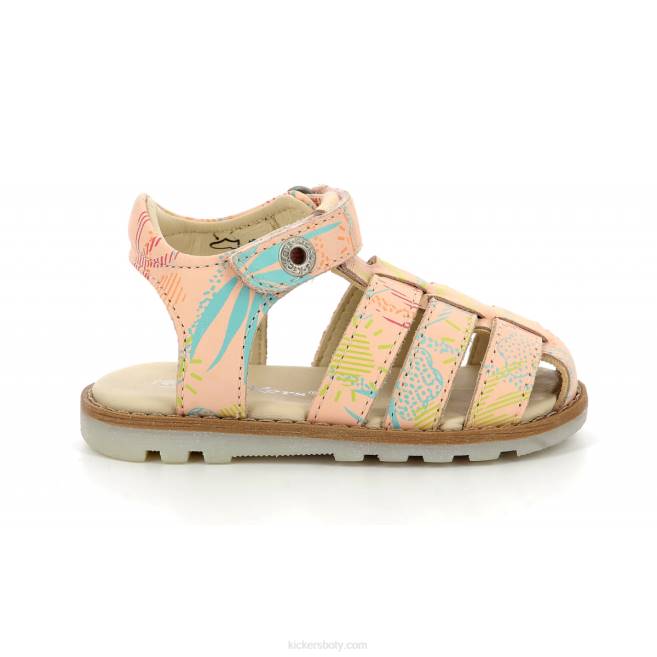 Kickers děti nonosti růžové sluníčko JP26633