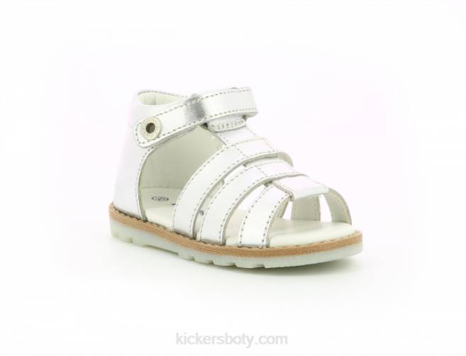 Kickers děti noopi stříbrná JP26462