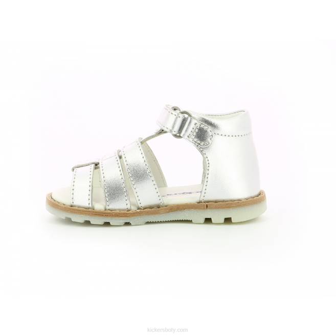 Kickers děti noopi stříbrná JP26462