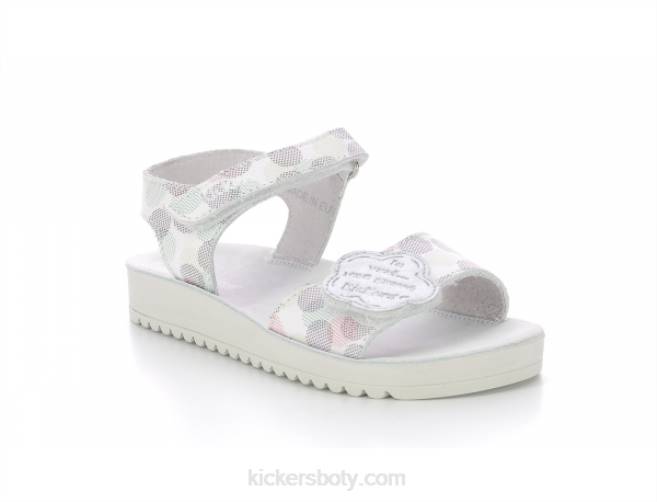 Kickers děti odykick white dots multico JP26487