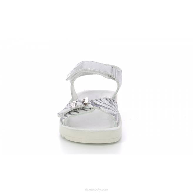 Kickers děti odyssa stříbrná zebra JP26635