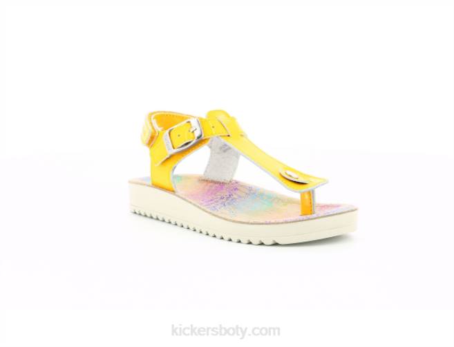 Kickers děti odysse žlutý patent JP26763