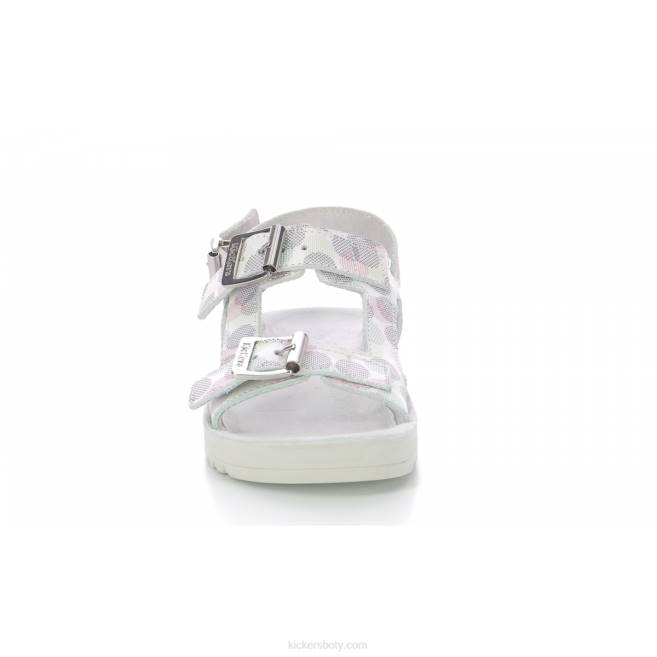 Kickers děti odysummer white dots multico JP26745