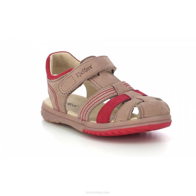 Kickers děti platinově béžově oranžová JP26404